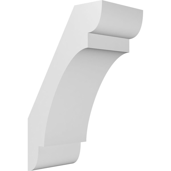 Ekena Millwork 4-in. W x 6-in. D x 10-in. H Olympic Architectural Grade PVC Knee Brace BRCP04X06X10OLY - main